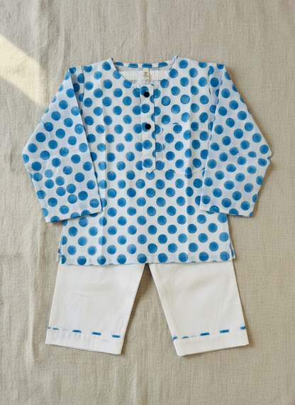 Blue Polka dot Jammies