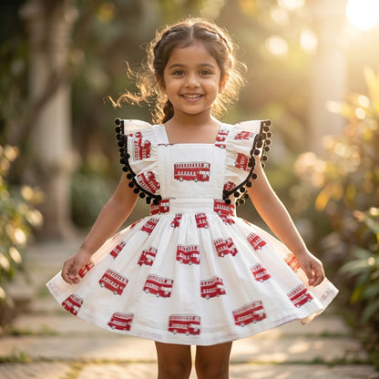 Bus Ruffle Styled Dress
