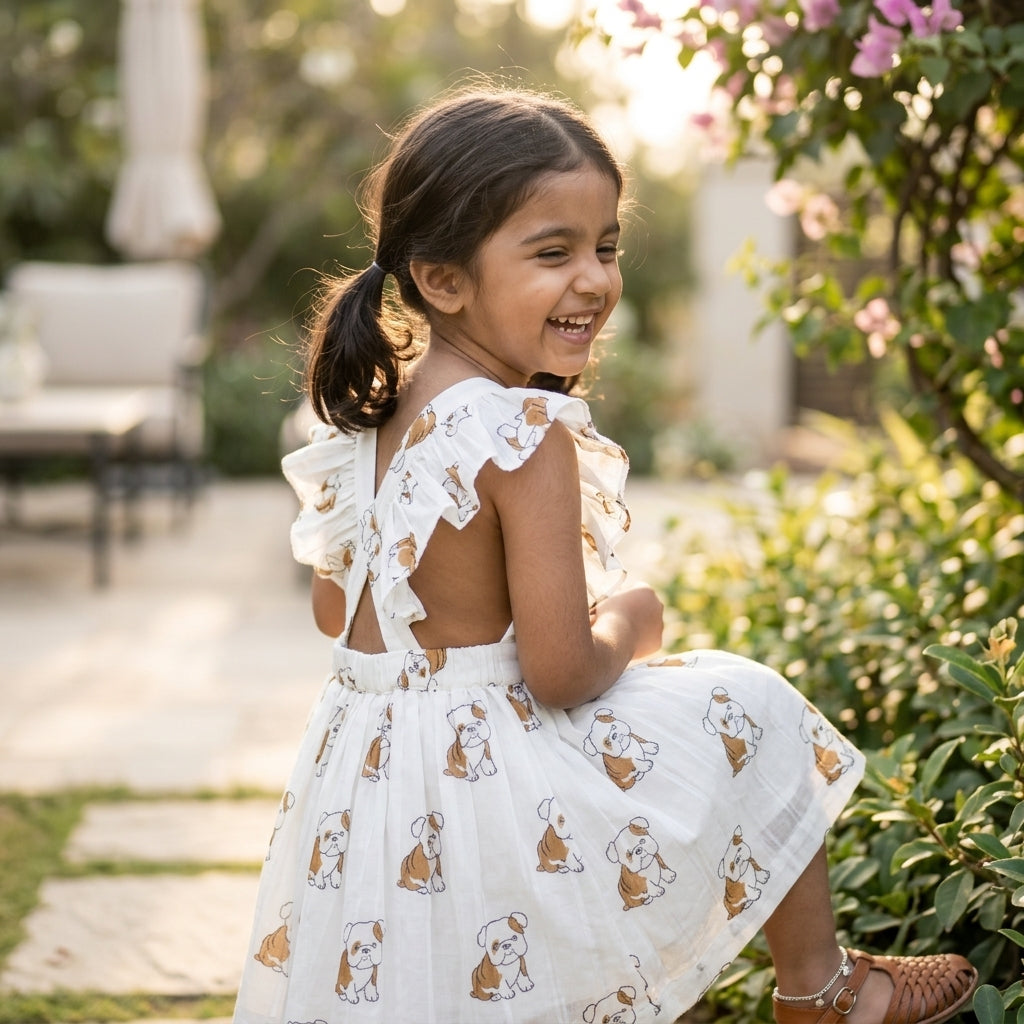 Dog Ruffle Dress