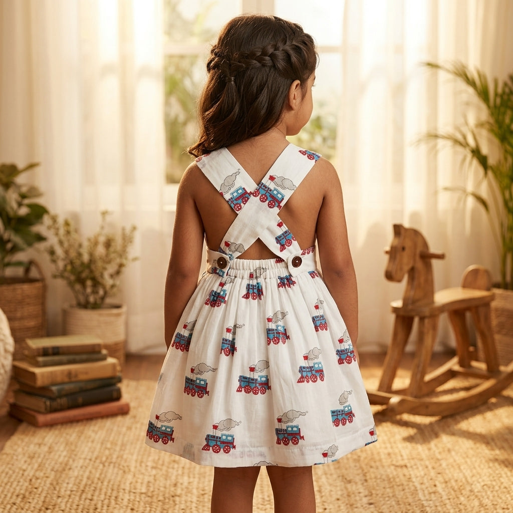 Steam Engine Crossback Dress