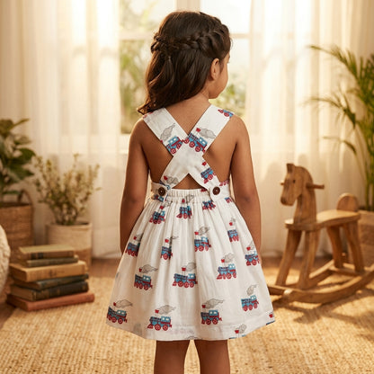 Steam Engine Crossback Dress