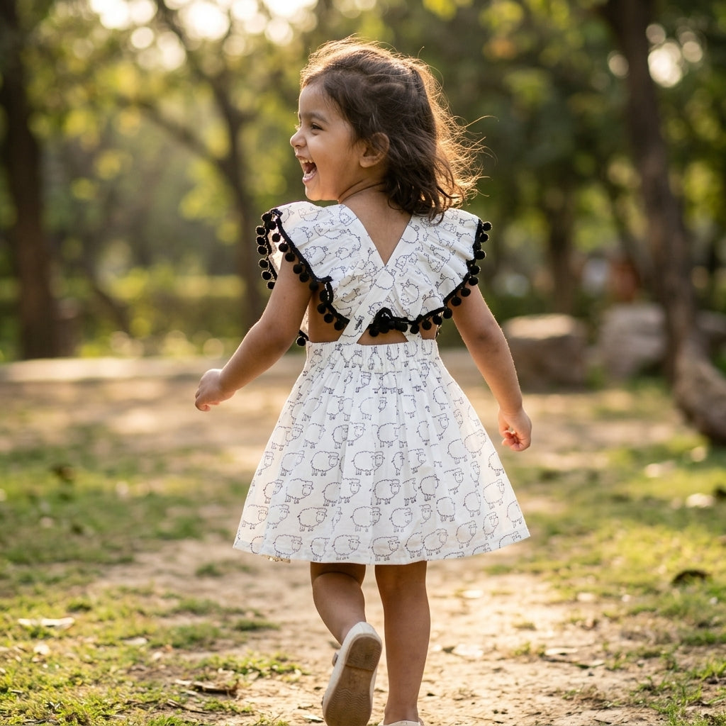 Sheep Ruffle Dress