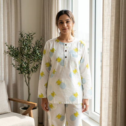 Pineapple Adult Jammies