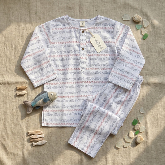 Fish Wave Jammies